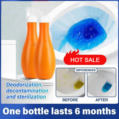 BUY 2 GET 1 FREE -Bowling Blue Bubble Toilet Bowl Cleaner