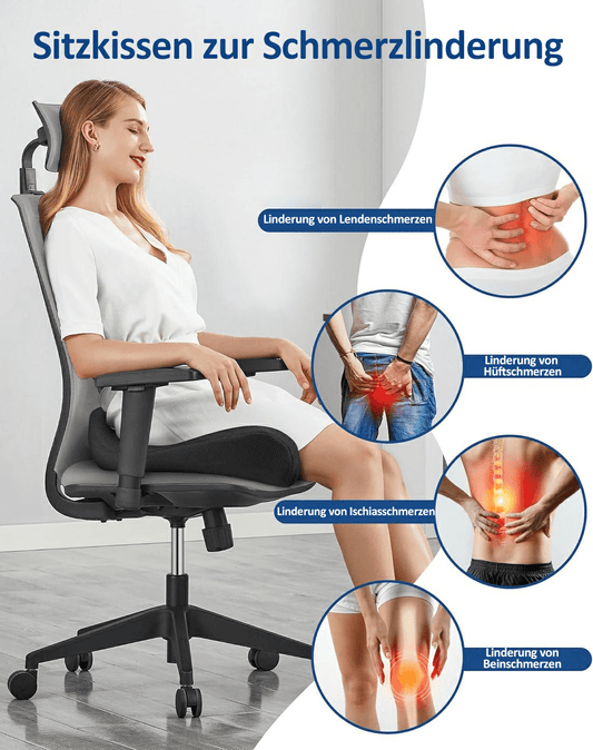 🎁SISTE DAG 50％ RABATT🔥Ergonomisk sittepute laget av minneskum