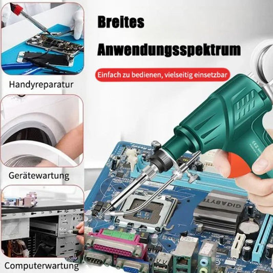 🔥 80W SUPER SVEISEPISTOL 🔧 💨 Rask oppvarming på bare 30 SEKUNDER! 🎯 Profesjonell presisjon for: ✅ Små reparasjonsjobber ✅ Elektronikkreparasjoner ✅ Gjør-det-selv-prosjekter
